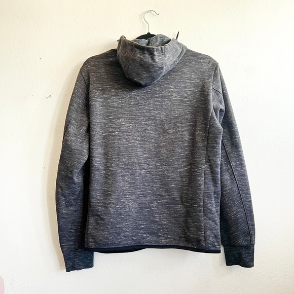 Uniqlo Hoodie Mens S Dark Gray Ultra Stretch Dry Sweat Full Zip Pockets 180711 - Picture 2 of 7